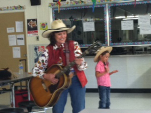 Peggy Malone with Dani from Broken Chair Band