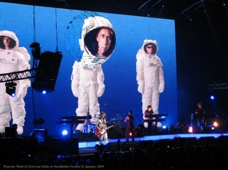 Depeche Mode on stage
