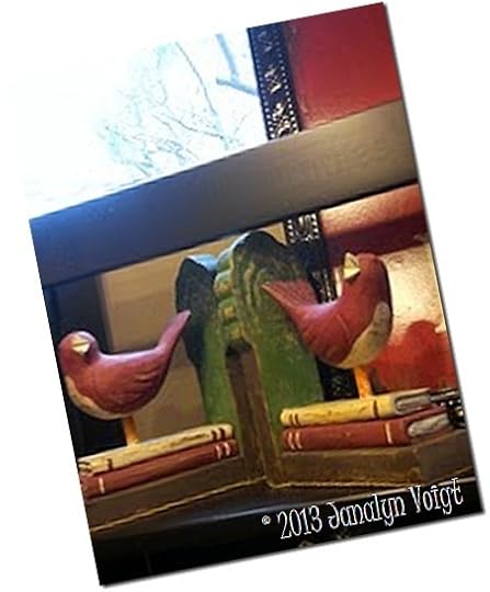 Bird Bookends in Shop