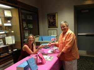 With an old dear friend who came to the signing.