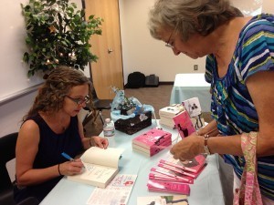 Signing away...
