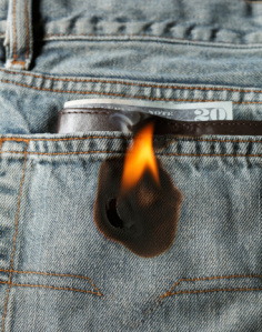 burning a hole rf getty