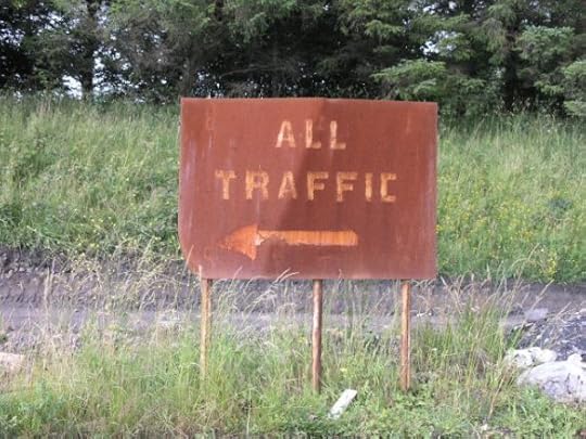Decaying sign near to Pontamman, Carmarthenshire/Sir Gaerfyrddin, Great Britain. Photo by Hywel Williams on Geograph.org.uk