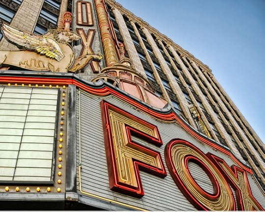 Fox Theater Marquis, Detroit, Michigan, by Bob Jagendorf on Flickr.