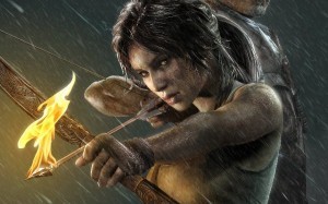 The bow: Lara's favourite weapon and tool. 