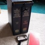 OED with magnifying glass