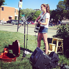 Warming up at the #Blacksburg Farmer's Market. ~ Adelyn Noble