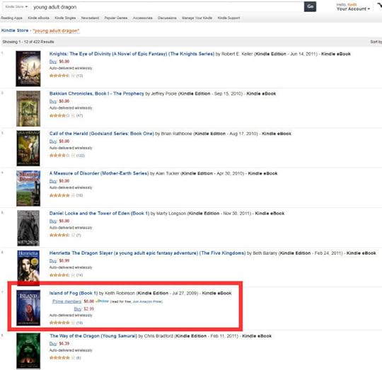 Kindle Young Adult Dragon Book