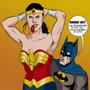 wonder woman scrunchie