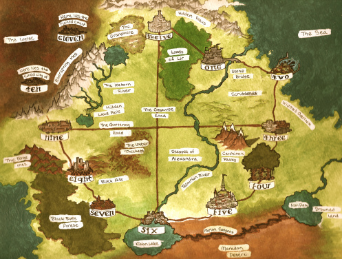 Map of the Enlightened Continent!