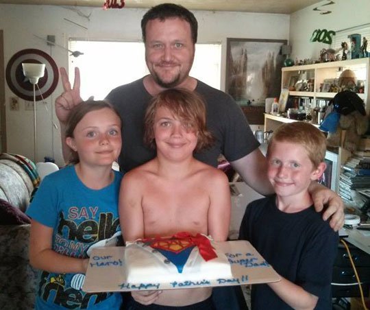 Me and my Kids on Fathers Day