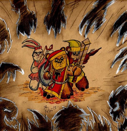 Tristan & the Cuddly Defenders concept by Dan Nokes