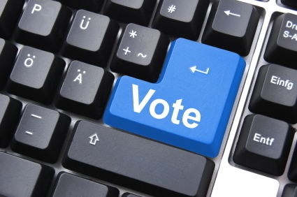 vote button keyboard
