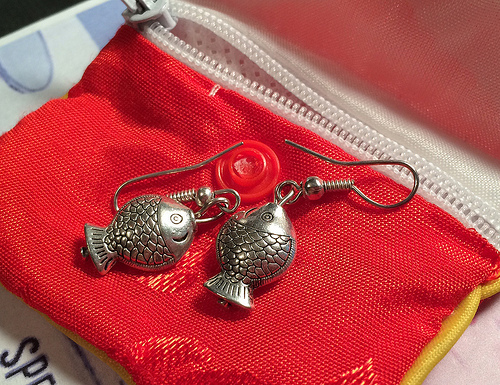 Silver Fish Earrings from Montreal