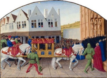 Entrée de l'empereur Charles IV à Saint-Denis