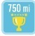 750 miles badge
