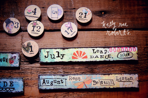 calendar number magnets