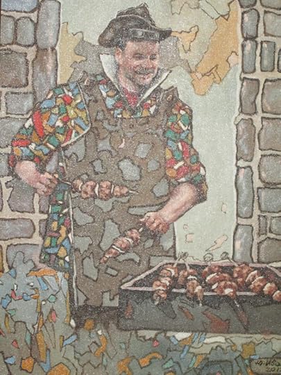 Yuri Ivanov's caricature of Sandy!