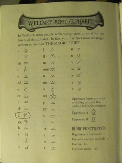Runes in book
