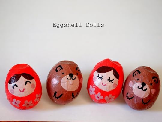 Cute Egg Shell Crafts: Like Russian Dolls