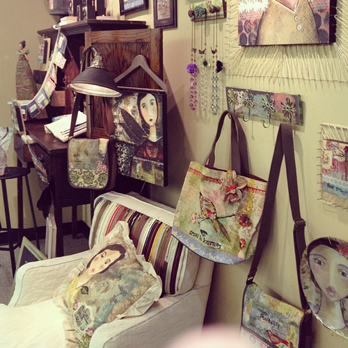 Front window display. Demdaco showroom.