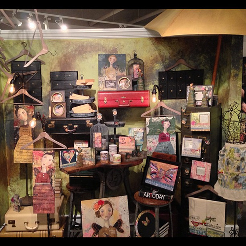 And it begins;). Atlanta Mart showroom fun.