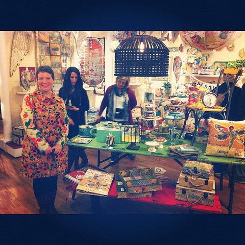 That's me. Creative co-op showroom. Happy.