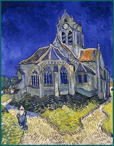 The Church at Auvers-sur-Oise.