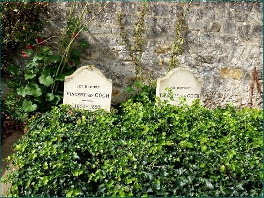 The gravestones of Vincent and Theo.
