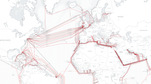 Fiber cable map