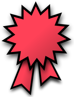 English: Ribbon for contests