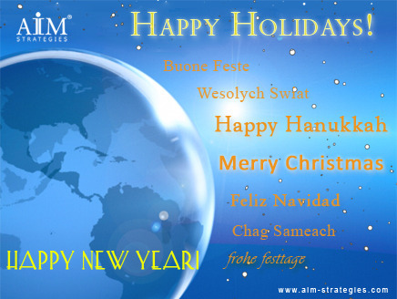 Happy Holidays from AIM Strategies
