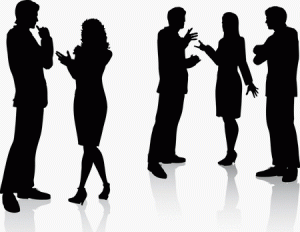 business success, networking, conversation