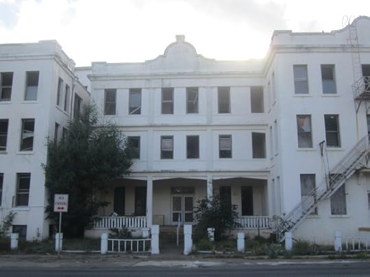 Abandoned Hotel Viggo across from the Jim Hogg County Courthouse in Hebbronville. by Billy Hathorn