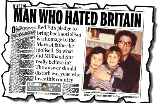 On Saturday, the Daily Mail chose to publish an article about him under the banner headline 'The Man Who Hated Britain'