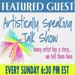 Artistically Speaking Radio Interview Tomorrow!