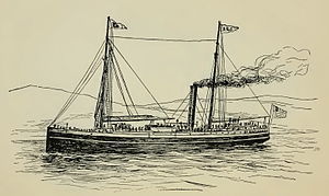 Sailing to Alaska Steamer 'Excelsior'