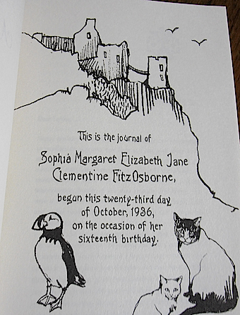 'A Brief History of Montmaray' illustrated introduction page