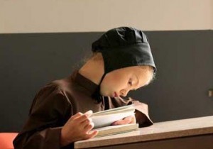Amish Girl Reading