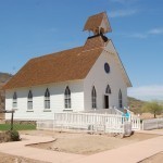 Pioneer Living History Village- Church that looks like one in Williams that Elsie attended
