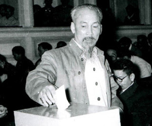 Chủ tịch HCM bỏ phiếu quốc hội đầu tiên 1946