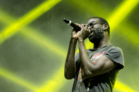 TURN UP THE TV: Tunde Adebimpe of TV On The Radio.