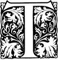 Victorian era decorated letter