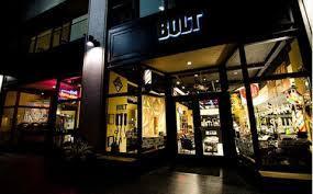 Bolt Barbers storefront at 5th and Spring in DTLA.