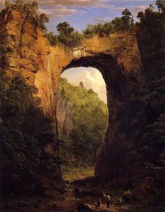 The Natural Bridge - Virginia (1852)