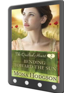 Bending Toward the Sun, Quilted Heart Series #2