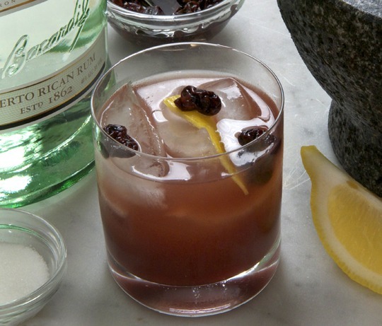 Sour Cherry Daiquiri. Photo by Donna Turner Ruhlman.