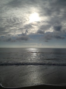 beach at morning