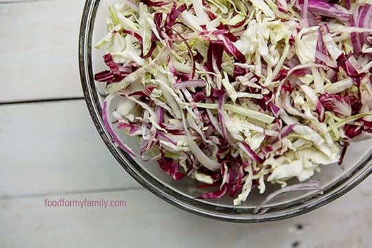 Tangy Vinegar Coleslaw Recipe via FoodforMyFamily.com