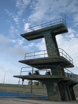 Competitive Diving Platform or Tower